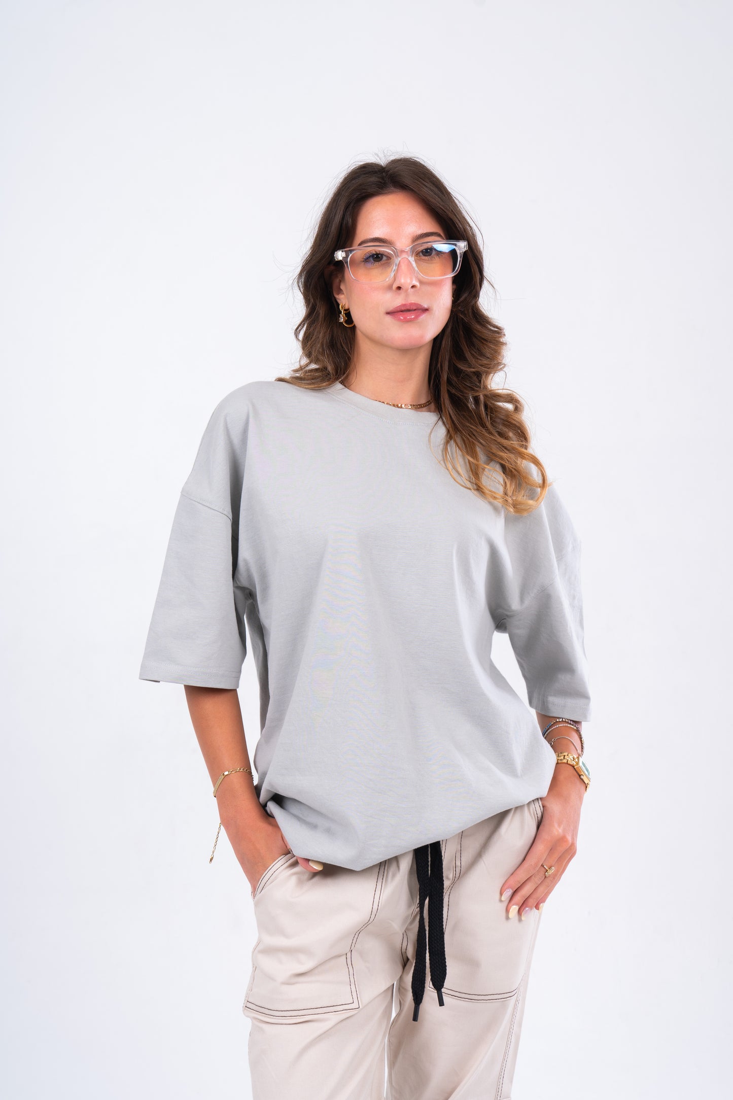 Light Grey Oversized Tshirt