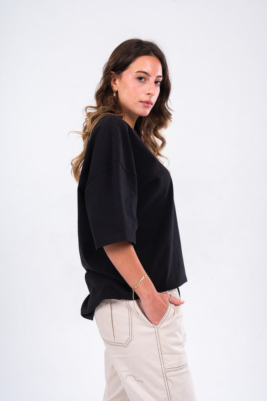 Charcoal Black Oversized Tshirt