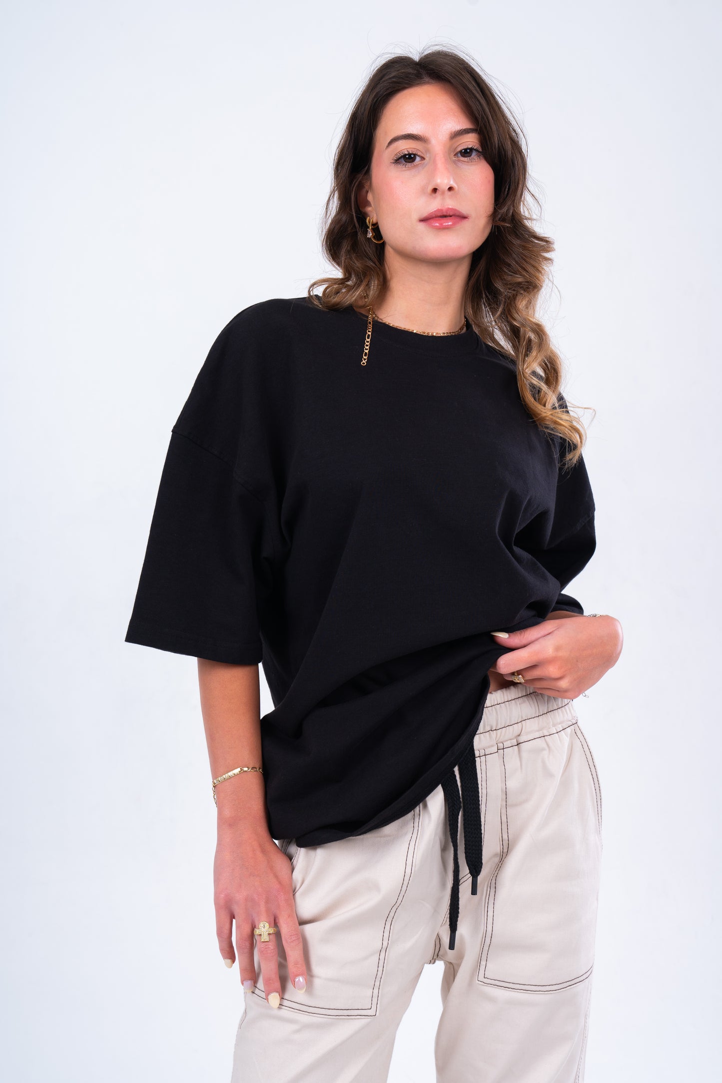 Charcoal Black Oversized Tshirt