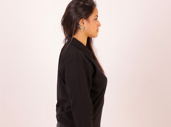 Shadow black uni-sex kint.