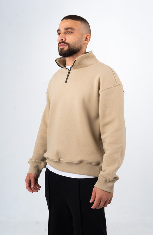 Desert Sand Quarter-Zip Up.
