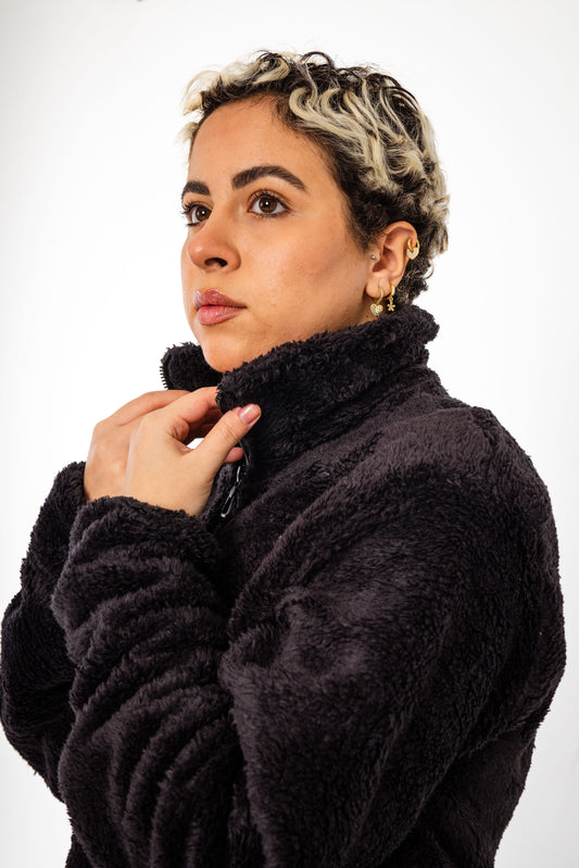 Black Teddy Fleece Unisex Sweatshirt