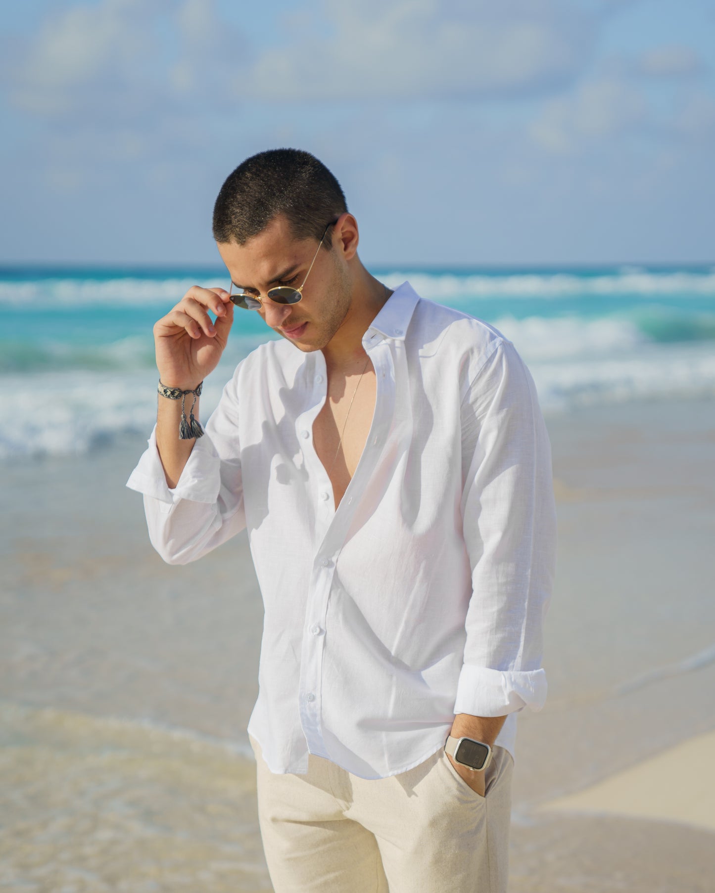 White linen shirt ( SS25 )