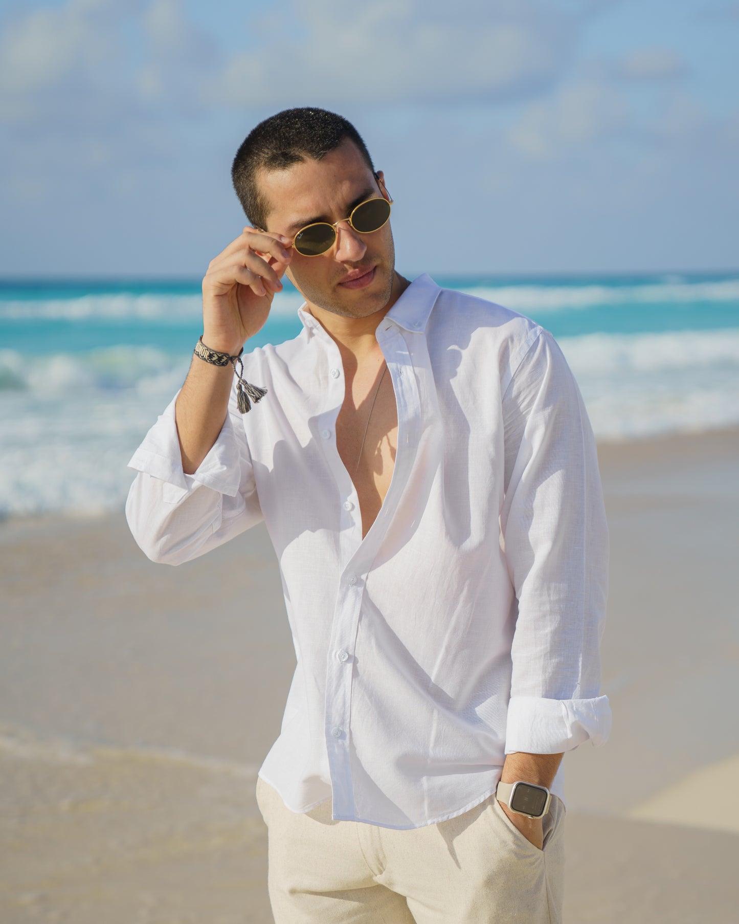 White linen shirt ( SS25 )