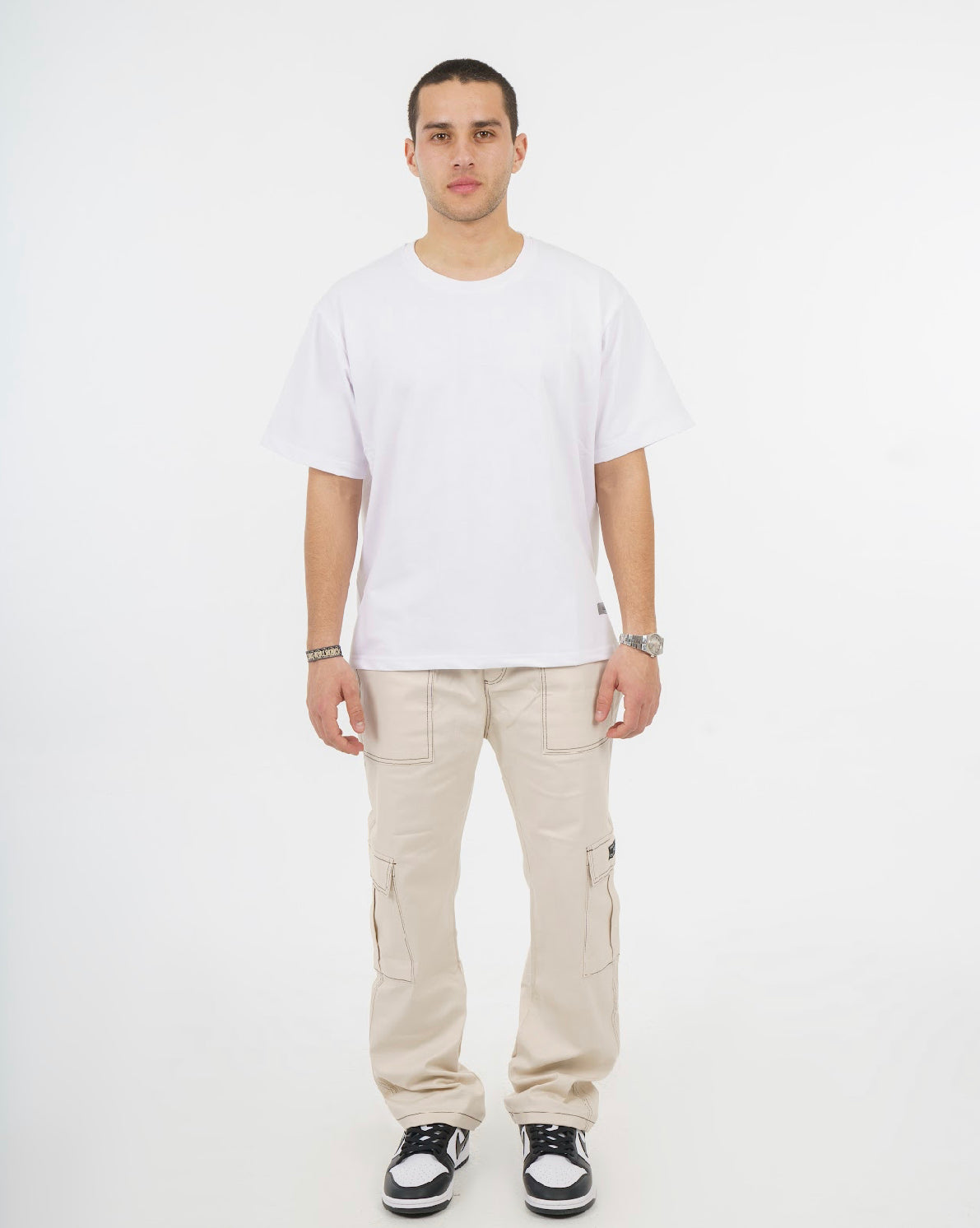 Alles Oversized Heavy Jersy White Tshirt
