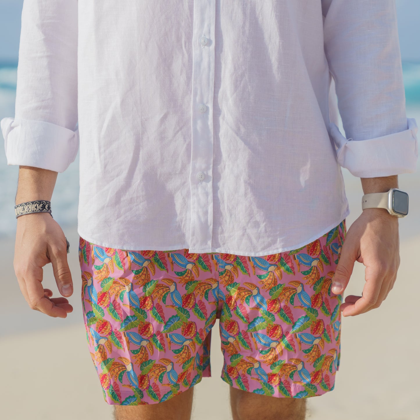 ALLES x VOY “Pink Jungle swim-short” ( SS25 )