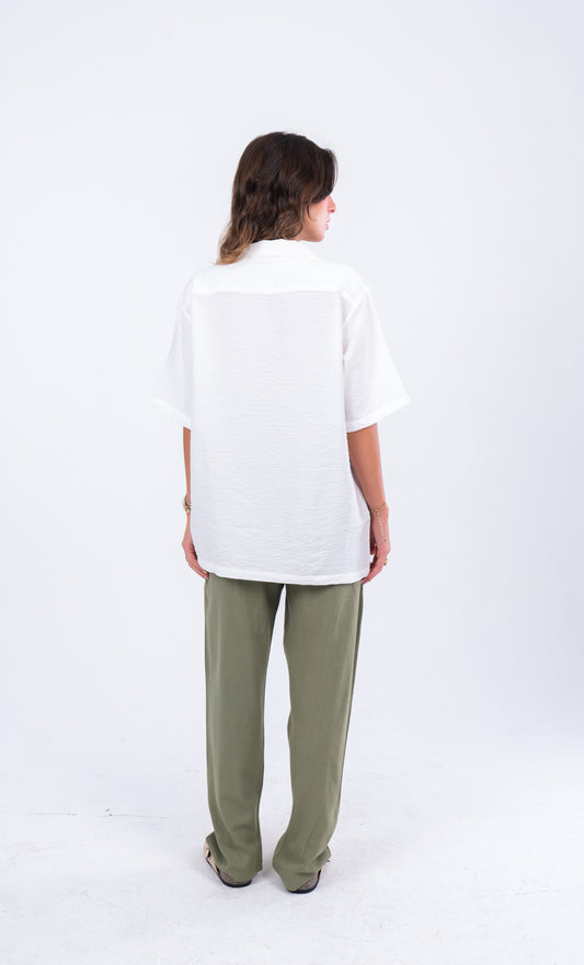 Olive Linen Pants ( SS25 )