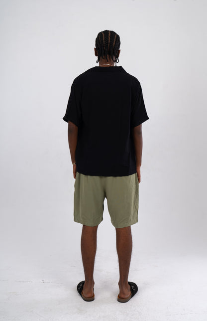 Olive Linen Short ( SS25)