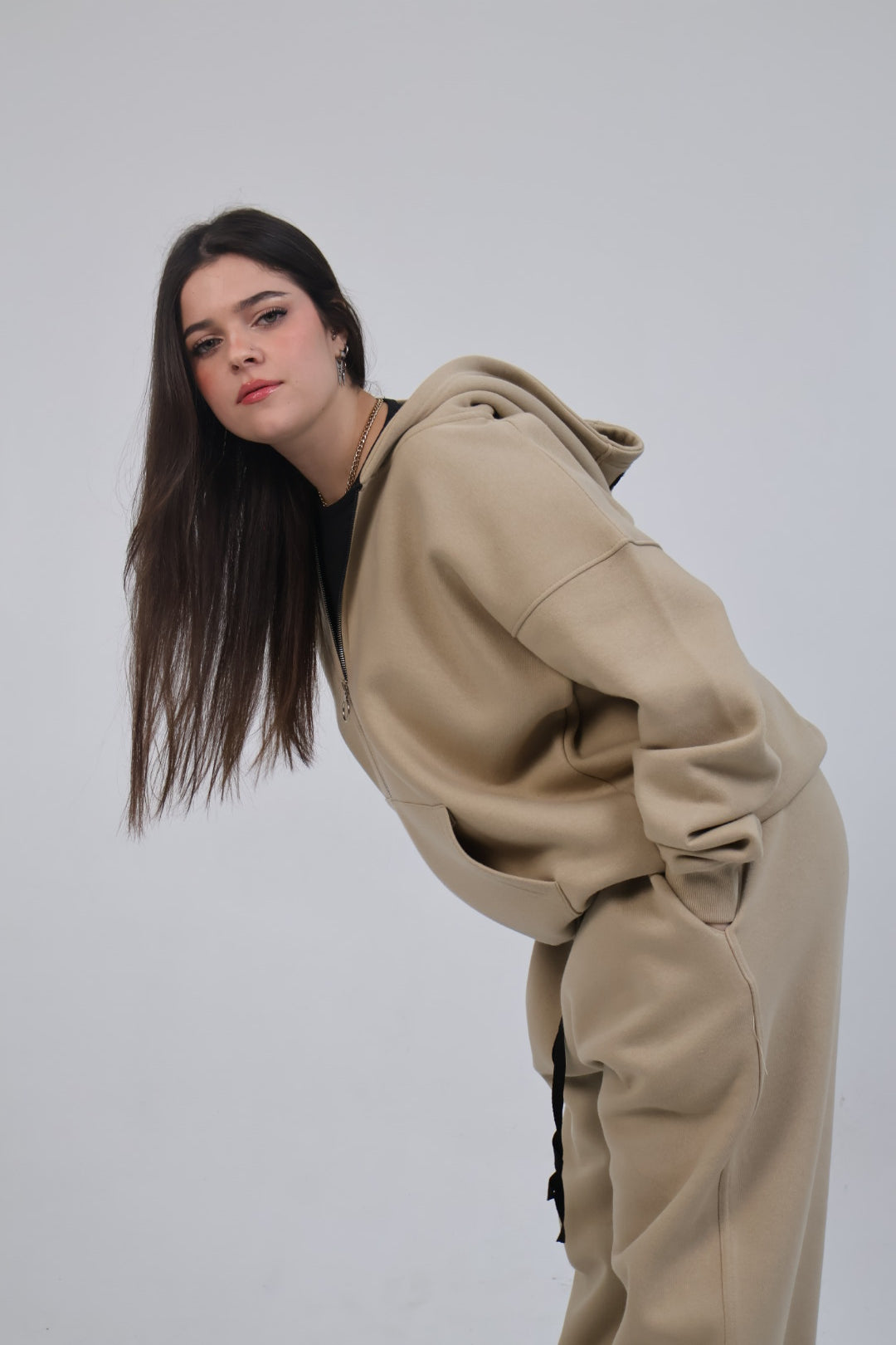 Desert Sand Full zipper