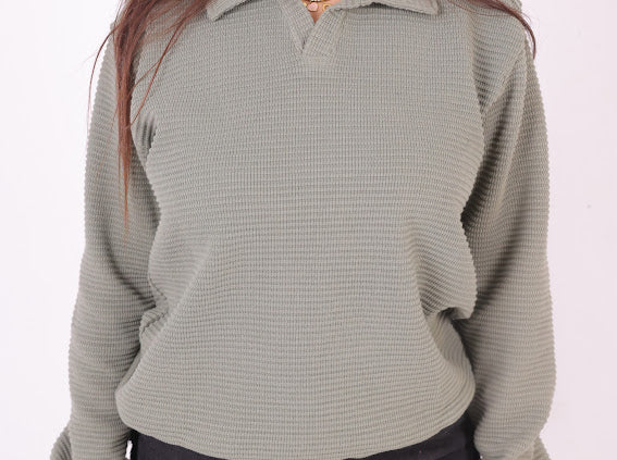 Olive stone uni-sex kint