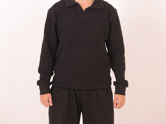 Shadow black uni-sex kint.