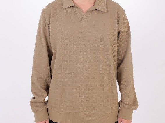 Desert sand uni-sex kint.