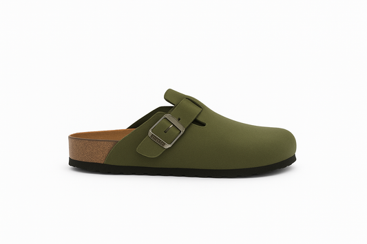 Olive uni-sex clogs