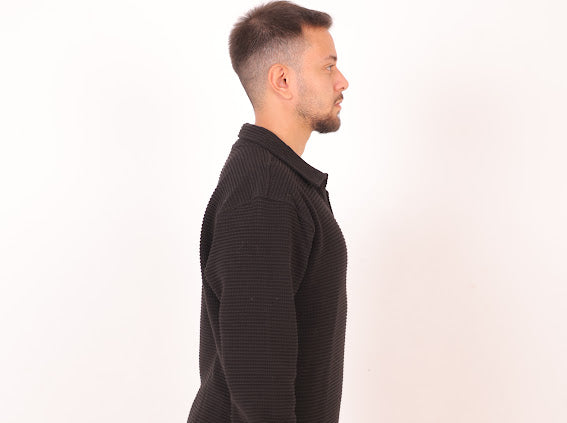 Shadow black uni-sex kint.