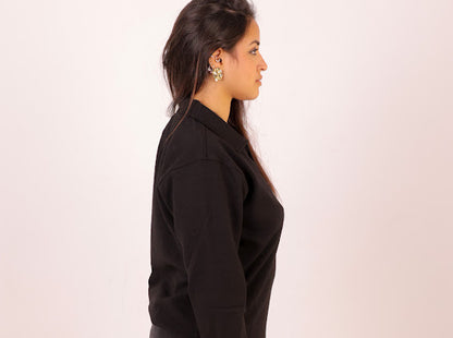 Shadow black uni-sex kint.