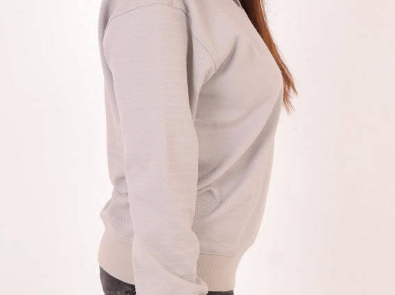 Earth grey uni-sex kint