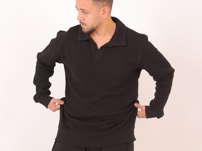 Shadow black uni-sex kint.