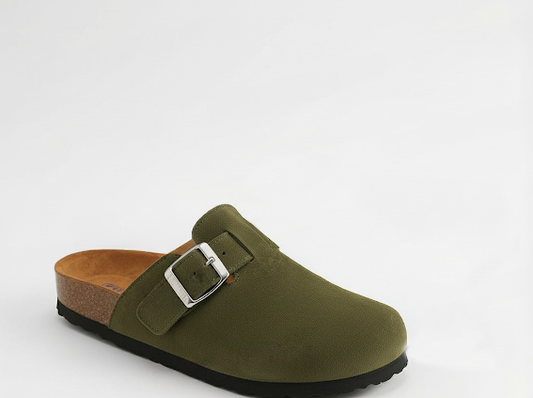 Olive uni-sex clogs