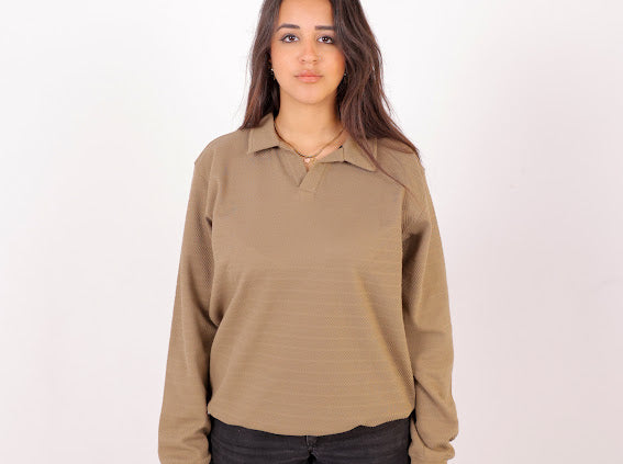 Desert sand uni-sex kint.