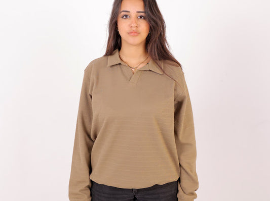 Desert sand uni-sex kint.