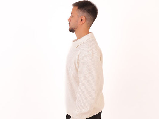 Ivory cloud uni-sex kint