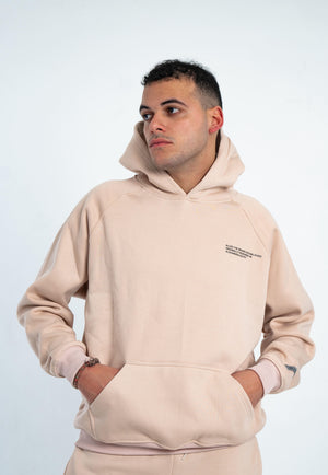 Cream Oversized Hoodie